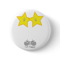 I am happy buttons by oursilentvoices I am happy buttons