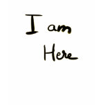 I am Here - Pink and Blue Square