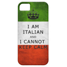 i am italian and i cannot keep calm phone case iPhone 5 cases