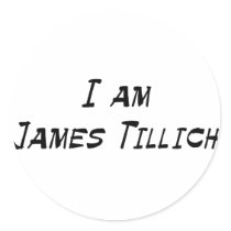 I Am James Tillich stickers