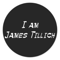 I Am James Tillich stickers