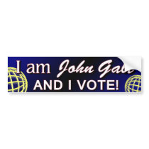 I am John Galt - and I Vote Bumper Stickers