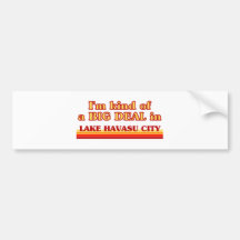 I am kind of a BIG DEAL in Lake Havasu City Bumper Sticker