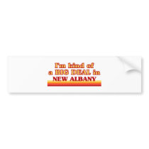 I am kind of a BIG DEAL in New Albany Bumper Sticker