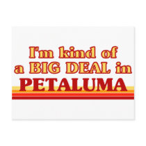 I am kind of a BIG DEAL in Petaluma Postcard