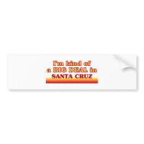 I am kind of a BIG DEAL in Santa Cruz Bumper Stickers