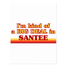 I am kind of a BIG DEAL in Santee Post Card