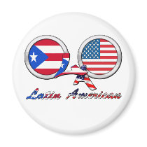 I Am Latin American Boricua Magnet
