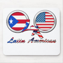 I Am Latin American Boricua Mouse Mats