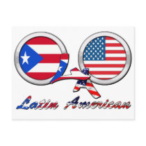 I Am Latin American Boricua Postcard