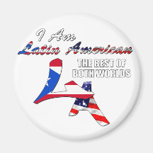 I Am Latin American Refrigerator Magnets
