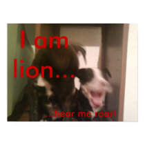 I am lion! posters