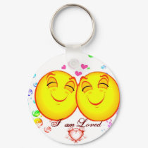 I am Loved_ Keychain by ELENNE I am Loved_ Keychain