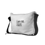 I AM ME messenger bags