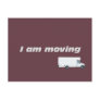 I am moving postcard