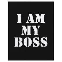 I am My Boss. Slogan. Custom Flyer