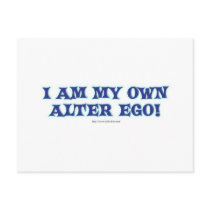 I am my own alter ego! postcards by Anotherfort I am my own alter ego! postcards
