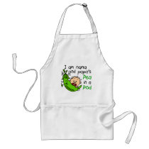 I Am Nana And Papa's Pea In A Pod aprons