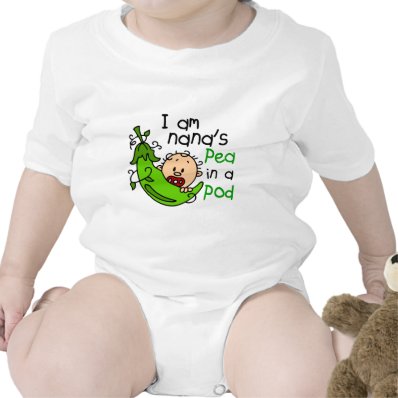 I Am Nana's Pea In A Pod 1 Baby Creeper
