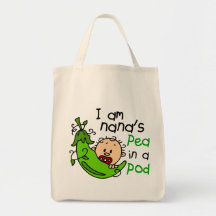 I Am Nana's Pea In A Pod 1 Canvas Bags