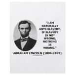 I Am Naturally Anti-Slavery Slavery Is Wrong Quote Personalized Flyer