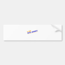 I am New Jersey shirts Bumper Sticker