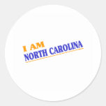 I am North Carolina shirts Stickers