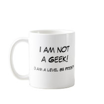 I am not a geek! mugs