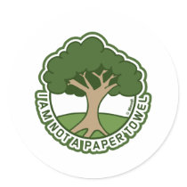 I Am Not a Paper Towel stickers
