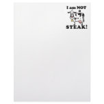 I am Not a Steak Animal Rights Custom Letterhead