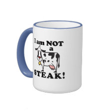 I am Not a Steak mug