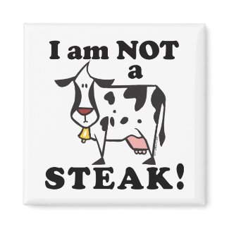 I am Not a Steak Swag magnet