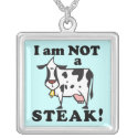 I am not a Steak necklace
