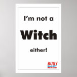 I am not a Witch Poster posters
