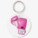 I Am Not Afraid Gloves Keychain