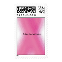 I Am Not Afraid Postage (blured ribbon) postage by tomkatx2 I Am Not Afraid Postage (blured ribbon) postage