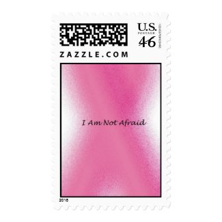 I Am Not Afraid Postage (blured ribbon) stamp