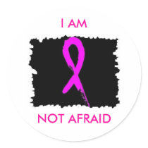 I AM NOT AFRAID-Sticker