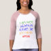 Ladies 3/4 Sleeve Raglan (Fitted)
