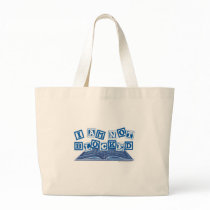 I am not blocked tote bag