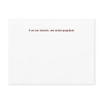 I am not infantile you stinky poopyhead postcards by robophobic I am not infantile you stinky poopyhead postcards
