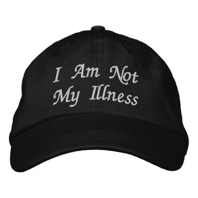 I Am Not My Illness Embroidered Baseball Caps I Am Not My Illness Embroidered Baseball Caps