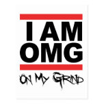 I Am OMG Post card postcards