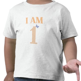 I AM ONE Birthday T-Shirt zazzle_shirt