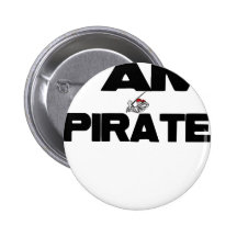 I Am Pirate Pins