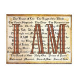I AM postcard