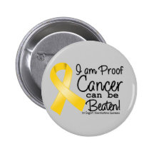 I Am Proof Neuroblastoma Cancer Can Be Beaten Pinback Buttons