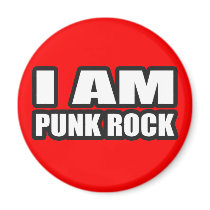 I AM PUNK ROCK guys girls punk music magnets