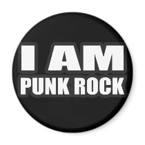 I AM PUNK ROCK guys girls punk music magnets