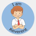 I am Reverent Sticker
